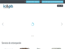 Tablet Screenshot of imagencorporativaypublicitaria.com